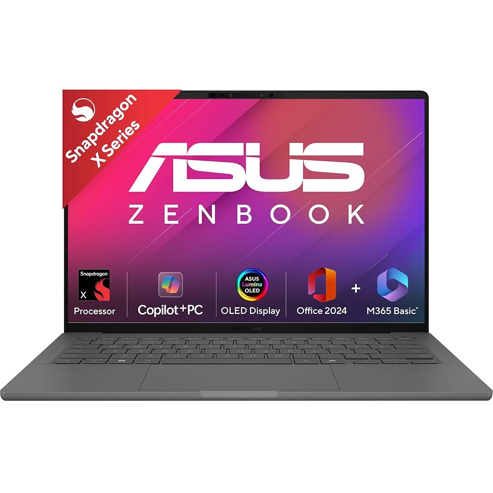 ASUS Zenbook A14 OLED (2025),Qualcomm Snapdragon X, Copilot+